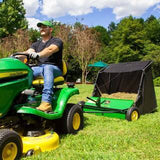 John Deere 42�测�� Tow-Behind Lawn Sweeper, 24 cu. ft. Capacity, Adjustable Brushes