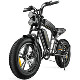 1000W Electric Bike for Adults, Retro-Style, 28mph, 94 Miles Range, 20���ワ拷���ゆ��x4.0���ワ拷���ゆ�� Fat Tires, Full Suspension, UL Certified