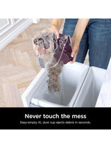 Shark Rocket Deluxe Pro Corded Stick Vacuum, Lightweight, XL Dust Cup, LED Headlights, Pet Hair Tools, Bordeaux/Silver