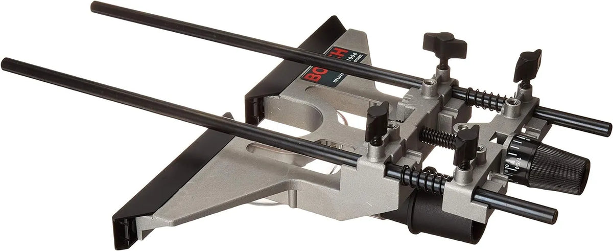BOSCH 1617EVSPK Wood 12 Amp Router Tool Combo Kit - 2.25 Horsepower Plunge Router & Fixed Base with a Variable Speed