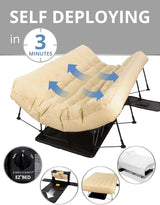 Simpli Comfy Queen EZ Air Mattress with Frame & Pump