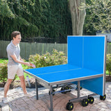 JOOLA Nova Pro Plus Outdoor Table Tennis Table with Weatherproof Net, 9��锟�5 ft, Foldable, Aluminum Surface