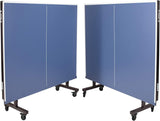 Professional-grade medium-density fiberboard indoor table tennis table, equipped with a quick-locking table tennis net and a stand set - assembled in 10 minutes easily - of high quality - foldable, with a single-player playing mode