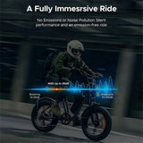 1000W Electric Bike for Adults, Retro-Style, 28mph, 94 Miles Range, 20���ワ拷���ゆ��x4.0���ワ拷���ゆ�� Fat Tires, Full Suspension, UL Certified