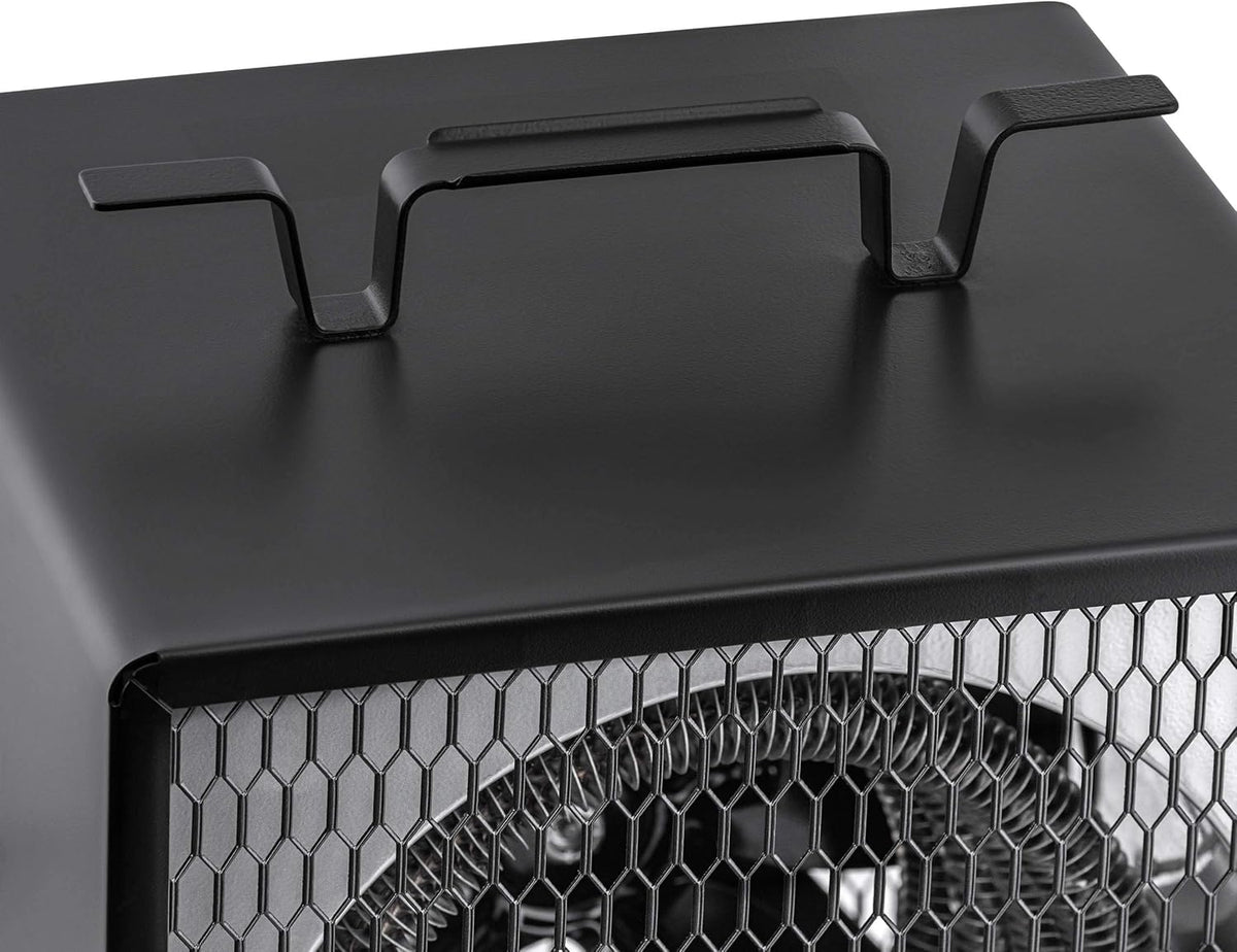 240v Portable Electric Garage Heater, Industrial Strength with Internal Thermostat and Carrying Handle, Heats 600 sq. ft. with 6-30R Plug, Perfect for Garages, Workshops and More