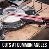 10-in 15-Amp Dual Bevel Sliding Compound Corded Miter Saw