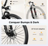 Eb5 Electric Bike 500W Motor 40Miles 20Mph