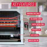 Digital Platinum Showtime Countertop Rotisserie Oven ST5000PLAT