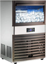 YUTGMasst Commercial Ice 锟斤拷 110LBS/24H Stainless Steel Free-Standing Ice Machine Maker Air Cooling Ice