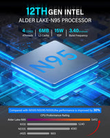 KAMRUI GK3Plus Mini PC, 16GB RAM 512GB M.2 SSD Mini Computers