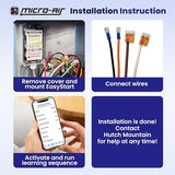 Bluetooth Soft Start Kit for Home Air Conditioner, RV & Commercial Use, Works with Generators, Reduces Power Surge, Efficient Start-Up - Up to 6 Tons w/Installation Kit