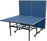 Professional-grade medium-density fiberboard indoor table tennis table, equipped with a quick-locking table tennis net and a stand set - assembled in 10 minutes easily - of high quality - foldable, with a single-player playing mode