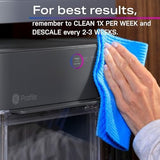 GE Profile Opal 2.0 XL with 1 Gallon Tank, Chewable Crunchable Countertop Nugget Ice Maker, Scoop included, 38 lbs in 24 hours, Pellet Ice Machine with WiFi & Smart Connected, Stainless Steel