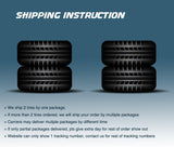Libra Trailer Parts set of 4 Heavy Duty Trailer Tires ST205/75R15 205 75 15 10-Ply Load Range E Steel Belted Radial w/Scuff Guard