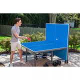 JOOLA Nova Pro Plus Outdoor Table Tennis Table with Weatherproof Net, 9��锟�5 ft, Foldable, Aluminum Surface
