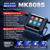 2024 Bidirectional Tool as MK808BT Pro MX808S M808Z, Function as MaxiCheck MX900, 28+ Service, Active Test, All System Diagnose, Injector Coding, FCA Autoauth Android 11