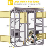 Catio Outdoor Cat Enclosure - Large Walk-In Kitty Cage