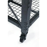 Building Products 72 in. 3-Drawers Rolling Industrial Workbench and Wood Top