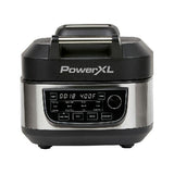 PowerXL Grill Air Fryer Combo Plus 6 QT 12 in 1 Indoor Slow Cooker, Roast, Bake, 1550 Watts, Stainless Steel Finish : Home & Kitchen