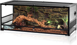 REPTI ZOO 67 Gallon Reptile Terrarium, Sliding Glass Doors, 48"x18"x18"