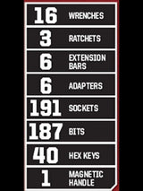 Craftsman 450-Piece Mechanics Set, Ratchet Socket Hand Wrench