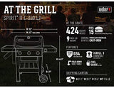 Weber 45010001 Spirit II E-310 3-Burner Liquid Propane Grill, Black