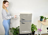 Frigidaire Retro Mini Fridge with Freezer & Side Bottle Opener-Small 2 Door Refrigerator for Office Bar or College Dorm Room-3.1 Cu Ft �� 19��"D x 20.5" W x 33.5" H