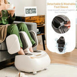 Premium 2-In-1 Electric Shiatsu Foot Calf Massager With Heat Function