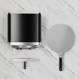BIG HORN 14" Electric Pizza Oven, Countertop, Stainless Steel