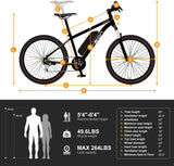 Eb5 Electric Bike 500W Motor 40Miles 20Mph