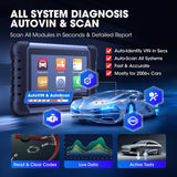 2024 Bidirectional Tool as MK808BT Pro MX808S M808Z, Function as MaxiCheck MX900, 28+ Service, Active Test, All System Diagnose, Injector Coding, FCA Autoauth Android 11