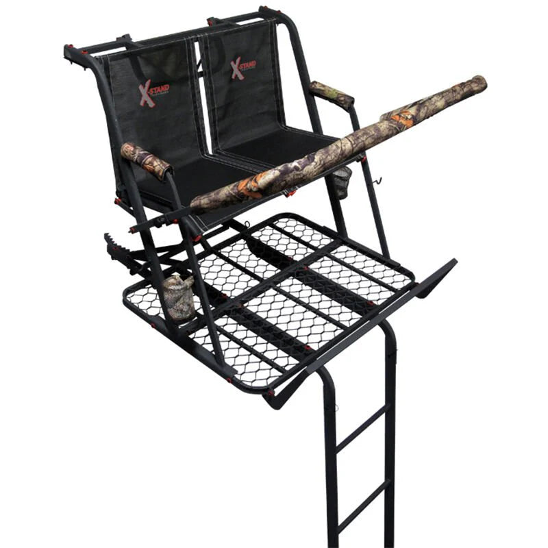 X-Stand Jayhawk 20锟斤拷 Two-Person Ladder Stand