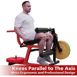 GMWD Leg Extension Machine and Curl, Lower Body Special Leg Machine, Adjustable Leg Exercise Bench