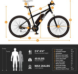 Eb5 Electric Bike 500W Motor 40Miles 20Mph