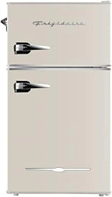 Frigidaire Retro Mini Fridge with Freezer & Side Bottle Opener-Small 2 Door Refrigerator for Office Bar or College Dorm Room-3.1 Cu Ft �� 19��"D x 20.5" W x 33.5" H