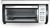 BLACK DECKER SpaceMaker Under Counter Toaster Oven, Digital Controls, Black/Stainless Steel, Fits 9锟芥�锟斤拷 Pizza or 4 Slices