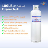 100Lb Steel Propane Tank Cylinder with Pol Valve